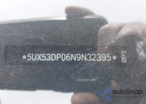 2022 BMW X3 xDrive30I z USA, uszkodzony, nr VIN 5UX53DP06N9N32395